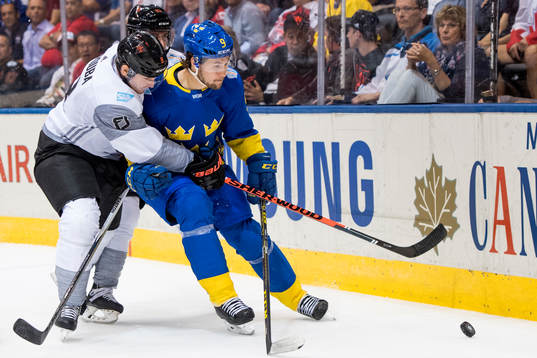 Nordamerikas Jacob Trouba och Vincent Trocheck samt