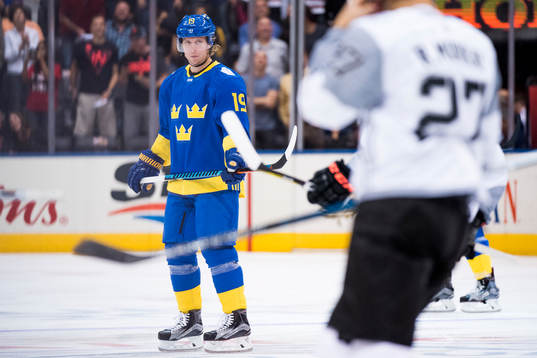 Sveriges Nicklas Bäckström deppar