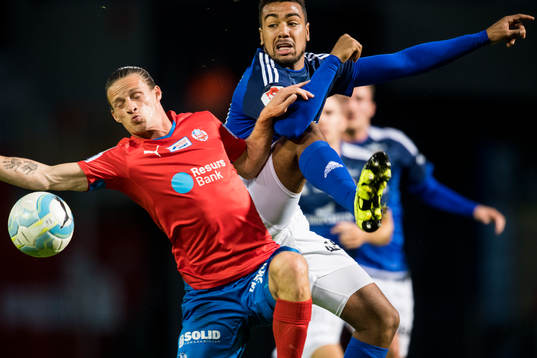 Helsingborgs Jesper Lange och Sundsvalls Noah Sonko Sundberg