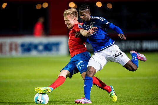 Helsingborgs Andreas Landgren och Sundsvalls Peter Wilson
