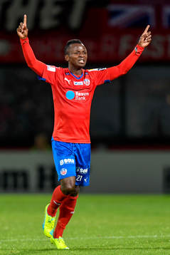 Helsingborgs Monday Samuel jublar