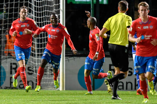 Helsingborgs Monday Samuel jublar