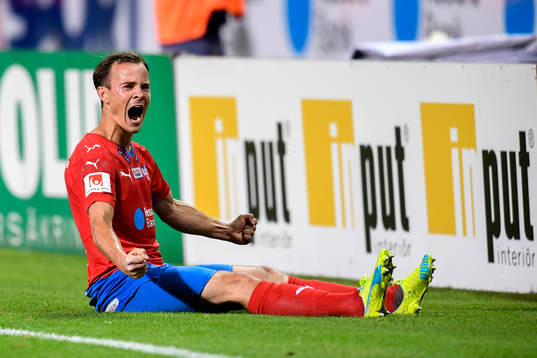 Helsingborgs Anton Wede jublar