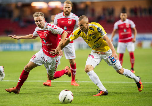 Kalmars Jonathan Ring och Falkenbergs Rasmus Sjöstedt