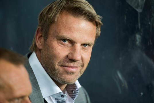 Falkenbergs tränare Hans Eklund