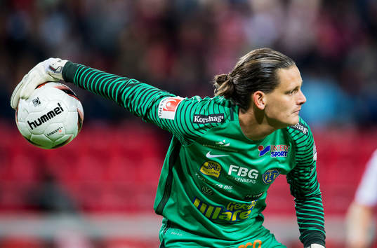 Falkenbergs målvakt Otto Martler