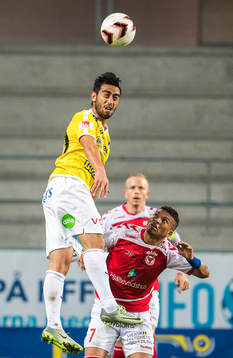 Kalmars Ismael Silva Lima och Falkenbergs Amin Nazari
