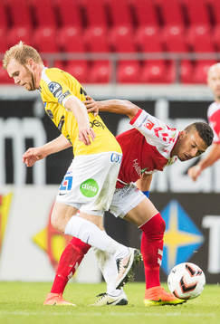 Kalmars Ismael Silva Lima och Falkenbergs Per Karlsson