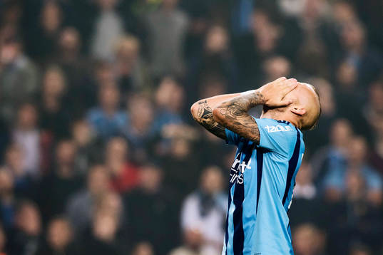 Djurgårdens Magnus Eriksson deppar