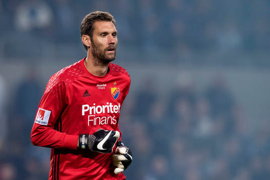 Djurgårdens målvakt Andreas Isaksson