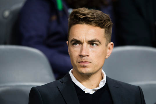 Hammarbys Petter Andersson på läktaren