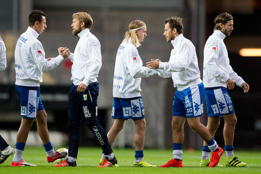 IFK Göteborgs Tobias Hysén och Elias Mar Omarsson på