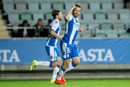 IFK Göteborgs Tobias Hysén jublar