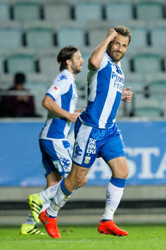 IFK Göteborgs Tobias Hysén jublar