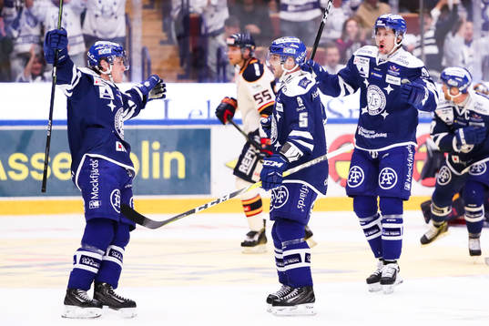 Leksands Fredrik Forsberg jublar