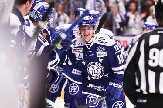 Leksands Fredrik Forsberg jublar
