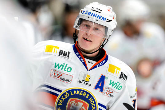 Växjös Tuomas Kiiskinen jublar