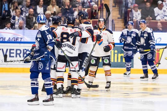 Djurgårdens Calle Ridderwall Alexander Urbom jublar