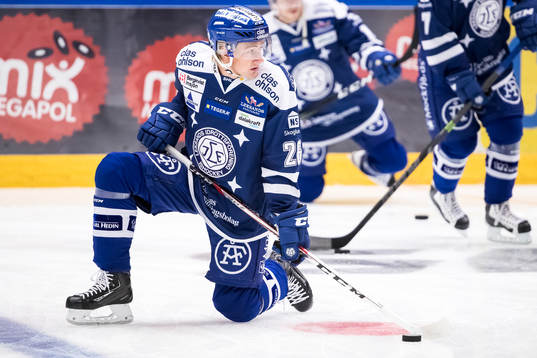 Leksands Patrik Norén   i ishockeymatchen i SHL mellan