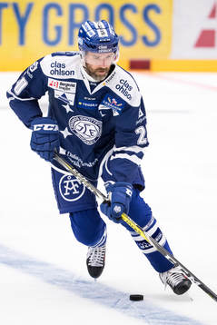 Leksands Tommi Paakkolanvaara  i ishockeymatchen i SHL