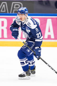 Leksands Eric Castonguay  i ishockeymatchen i SHL mellan