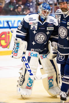 Leksands målvakt Atte Engren har ont