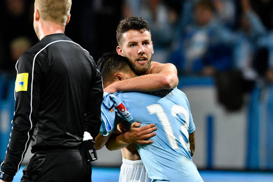 Malmö FFs Erdal Rakip jublar
