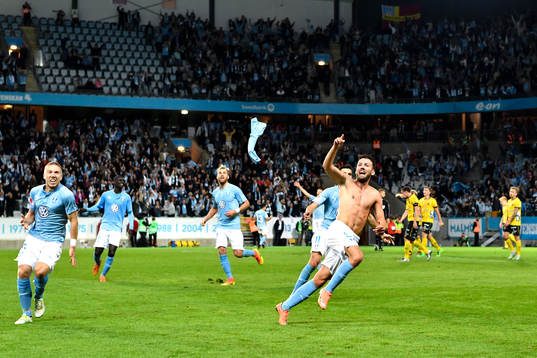 Malmö FFs Erdal Rakip jublar