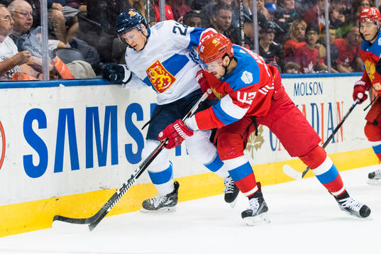 Finlands Ville Pokka och Rysslands Artem Anisimov