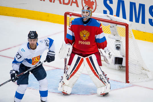 Rysslands målvakt Sergei Bobrovsky