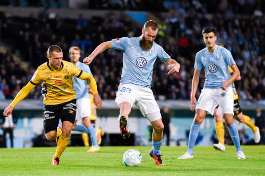 Elfsborgs Daniel Gustavsson, Malmö FFs Jo Inge Berget och
