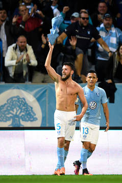 Malmö FFs Erdal Rakip jublar