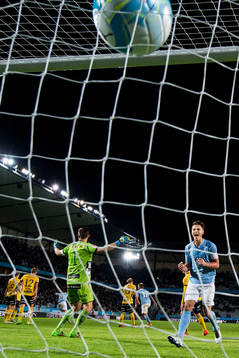 Malmö FFs Markus Rosenberg jublar