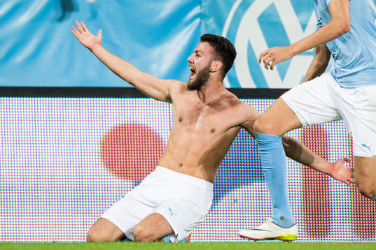 Malmö FFs Erdal Rakip jublar