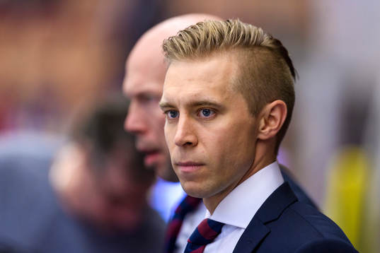 Luleås målvaktstränare Gusten Törnqvist på