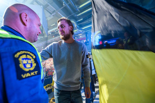 Skellefteå supportrarna lämnar bortastå