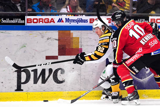 Skellefteås Jesper Olofsson och Luleås Toni Rajala