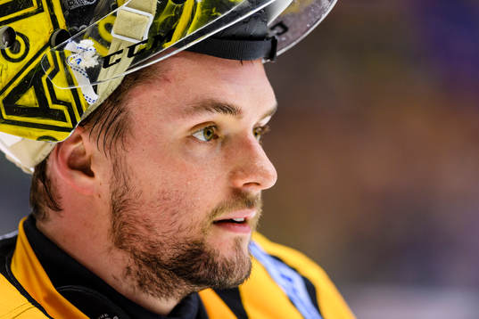 Skellefteås målvakt Gustaf Lindvall