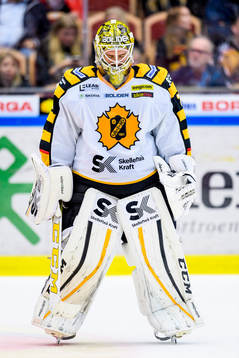 Skellefteås målvakt Gustaf Lindvall