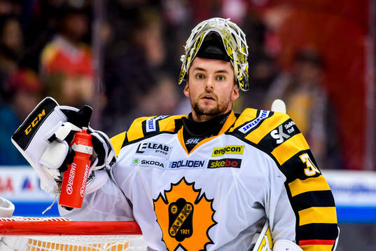 Skellefteås målvakt Gustaf Lindvall