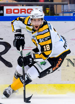 Skellefteås Pontus Petterström med pucken