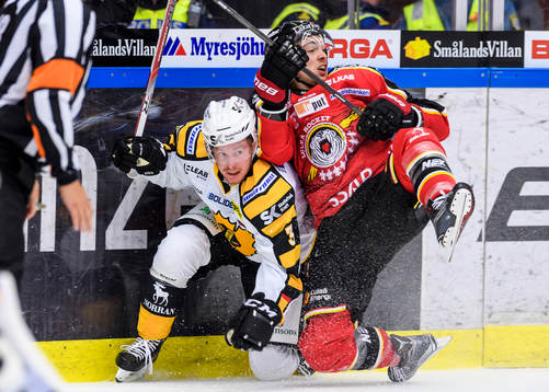 Skellefteås Niclas Burström och Luleås Johan Forsberg
