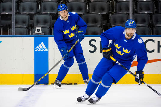 Sveriges Filip Forsberg och Patrik Berglund