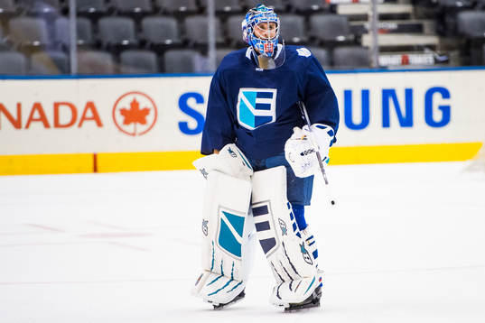 Europas målvakt Philipp Grubauer
