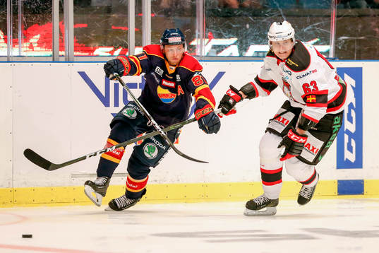 Djurgårdens Calle Ridderwall och Malmö Redhawks Fredrik