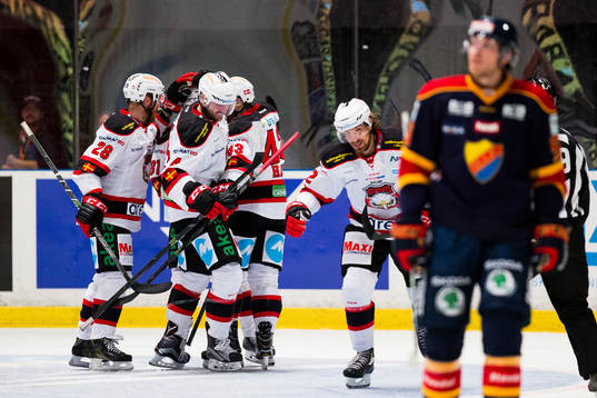 Malmö Redhawks Jens Olsson, Ilari Filppula, Noah Welch,