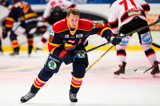 Djurgårdens Markus Ljung utan hjälm