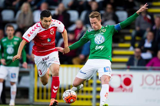 Kalmars Emin Nouri mot Jönköpings Tommy Thelin