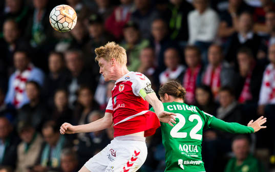 Kalmars Rasmus Elm mot Jönköpings Pawel Cibicki