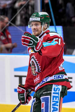 Frölundas Mats Rosseli Olsen jublar